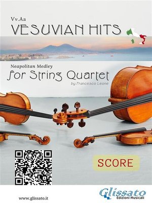 cover image of (Score) Vesuvian Hits for String Quartet